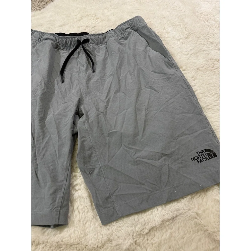 The North Face Shorts Grey Mens Athletic Hiking Trail Outdoor Gorpcore Running L